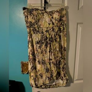 Strapless mini dress, slightly used